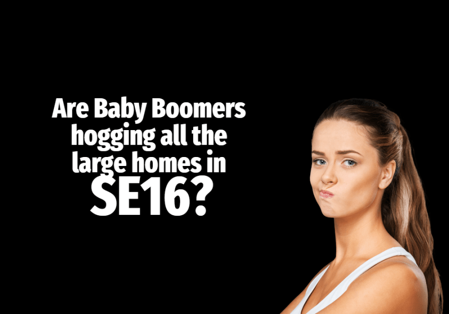 SE16 Baby Boomers and their 1,703 Spare ‘Spare’&nbsp;Bedrooms