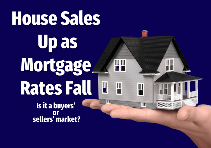 House Sales Up 14.8% on 2023 as Mortgage Rates Fall